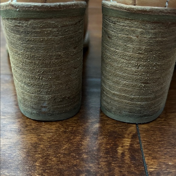 Jeffrey Campbell Stylish Cordillo Lace-Up Mule Tan Peep-Toe Heel, Size 5 - Picture 11 of 15